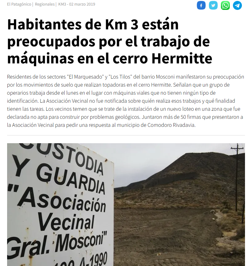 Pensar que hace años los vecinos ya denunciaban que estaban loteando terrenos y haciendo laburo con maquinarias en la zona del cerro. 
Que esos delincuentes ahora paguen por todo el desastre que provocaron.