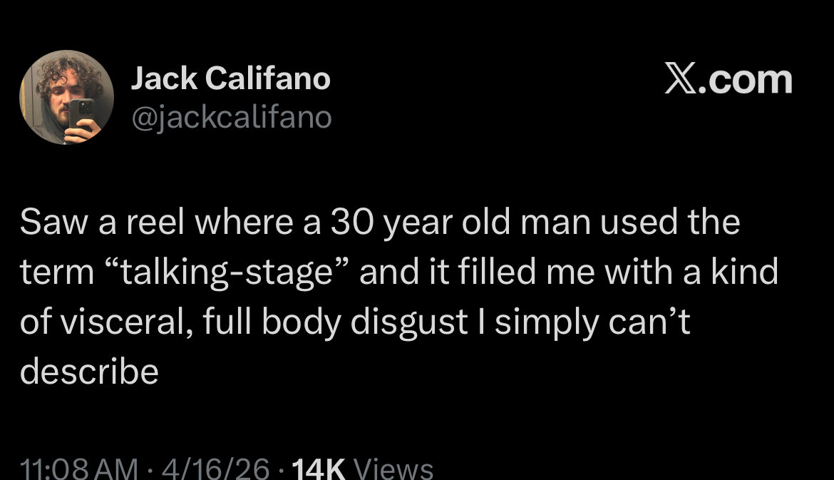 This person does not look young enough to have this opinion about being 30 so ima assume it’s bait and will just screenshot, but actually young ppl seem to think their lives will be a certain way at that age and that will contribute to their level of dissatisfaction later on