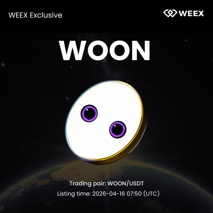WEEX_Italy's tweet photo. Avviso di nuova quotazione su #WEEX🔔
Siamo lieti di annunciare la quotazione esclusiva di $WOON su WEEX!

🔹Fai trading su WEEX: https://t.co/IVclOu9xgf

🔹Maggiori dettagli: https://t.co/9YJWm94xRn

#SpotListing #WOON https://t.co/nDNASPojU5