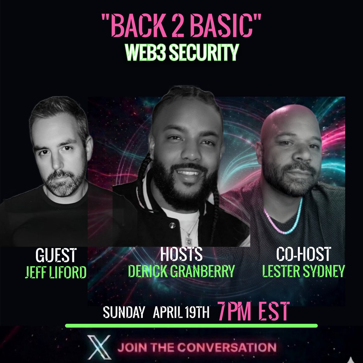iamtheman's tweet photo. Part #2 Security join us on Sunday at 6pm.
#Web3 #InfoSecurity https://t.co/HouCQFFOhw https://t.co/JfZpKv9XJq