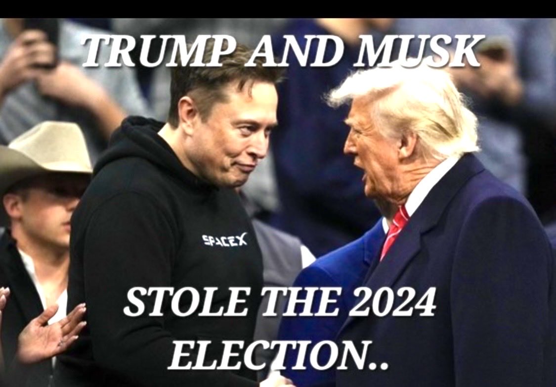 dianeeldredge99's tweet image. The Truth about the #2024Election … It was Stole by ElonMusk! Trump did not win!