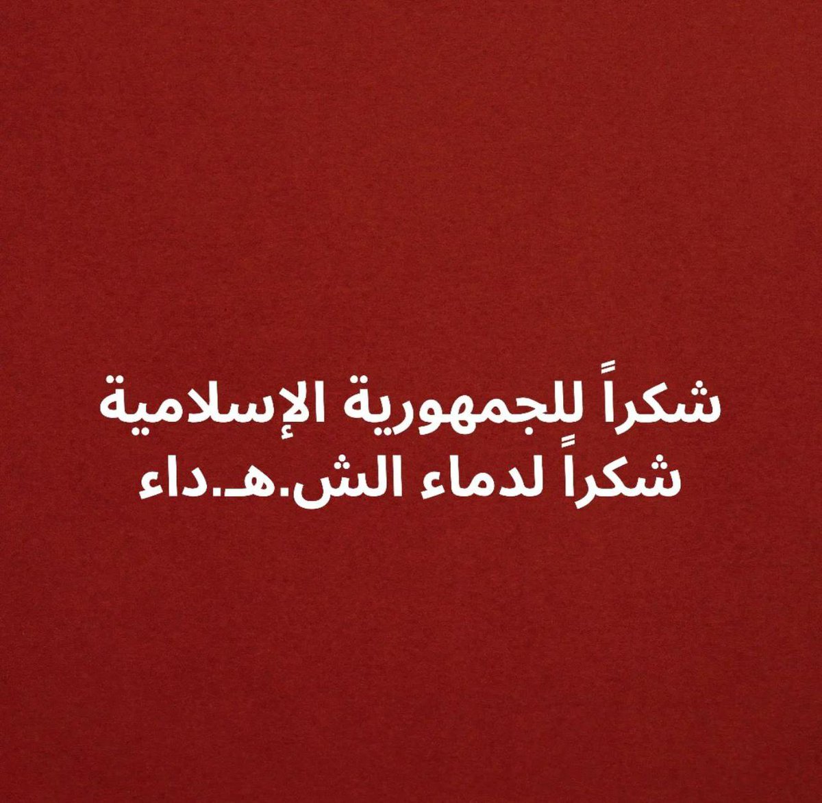 Fitnisalam_'s tweet photo. شكراً لإيران قيادة وشعباً الذين ضحوا بالمستحيل لتحقيق وقف إطلاق النار في لبنان
نحن سادة عند الولي الفقيه 
شكراً للمقاومة وصمودها ولقيادتها وحِكمتها 
شكراً للصابرين النازحين https://t.co/56sVupKAyG