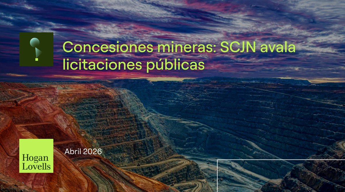 Hoganlovellsmex's tweet image. Te invitamos a leer este #ClientAlert en materia #Ambiental

Lee el texto completo aquí: hoganlovells.com/es/publication…

#HoganLovells