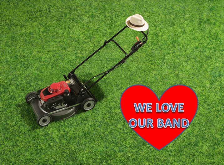 babaoreally's tweet photo. It's time for another @thesloppyboys Band Thursday! It may be lawn mowing season, but today put your hat on the mower and celebrate our band instead of mowing. https://t.co/R92mng767Z
