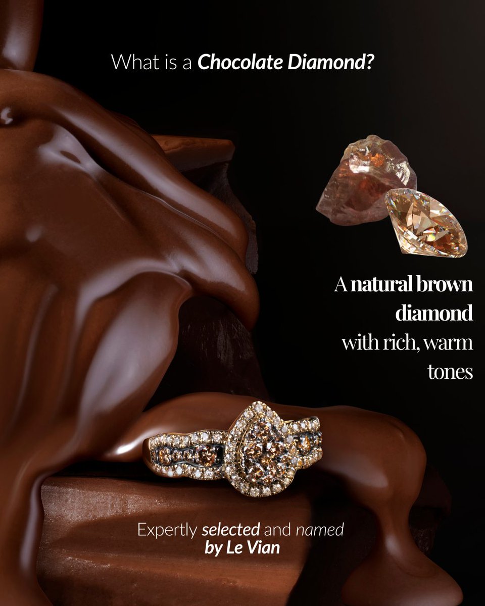 Le_Vian's tweet image. Chocolate Diamonds 101 🤎

levian-jewelry.visitlink.me/nKblET

#FineJewelry #JewelryEducation #DiamondJewelry #JewelryDesign