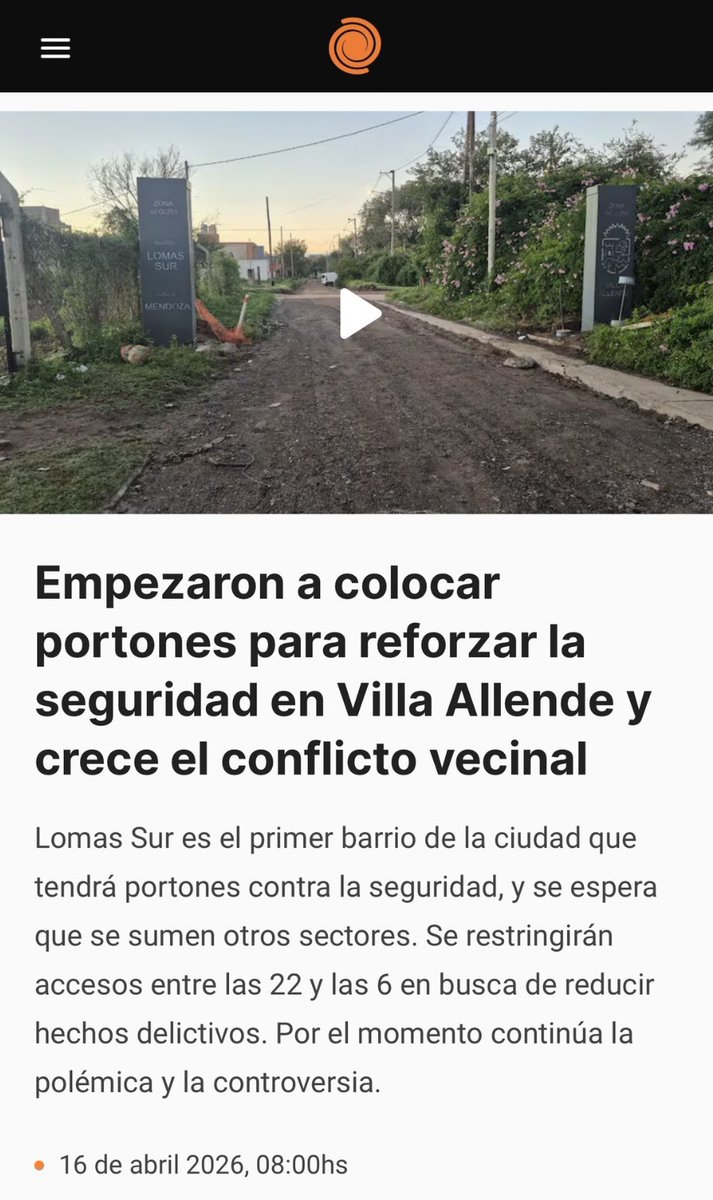 NancyAlmada's tweet photo. ¿Hasta cuándo, Señor Gobernador @MartinLlaryora?

Mientras usted y el intendente @PasseriniOk se pasean por los medios nacionales dando lecciones de cómo gobernar, hablando de candidaturas y sacándose fotos, a Córdoba la dejaron completamente abandonada.

En solo 48 horas:
🔴 Asesinaron brutalmente a una arquitecta trans.
🔴 Tiraron de la bici a una mujer para robarle y terminó chocando contra un auto (todo filmado).
🔴 En Villa Allende los vecinos ya están colocando portones porque la inseguridad los obligó y crece el conflicto.

Gobernador: dejen de hablar por los medios y háganse cargo de lo que realmente le importa a la gente: vivir en paz y sin miedo.
Córdoba está abandonada. Basta de marketing y de ausencia.

#InseguridadCórdoba #BastaDeMiedo #GestiónAusente