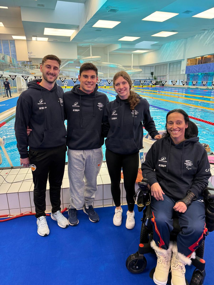 FEDEDDF's tweet image. Bergen Swimfestival 2026 (Noruega 🇳🇴)
 
Anastasiya Dmitriv 
Jacobo Garrido 
Sergio Martos 
Teresa Perale

Mañana comienza la competición
🏊‍♀️🏊‍♀️🏊‍♀️
#natacion #swimming #paraswimming @lcgd62
