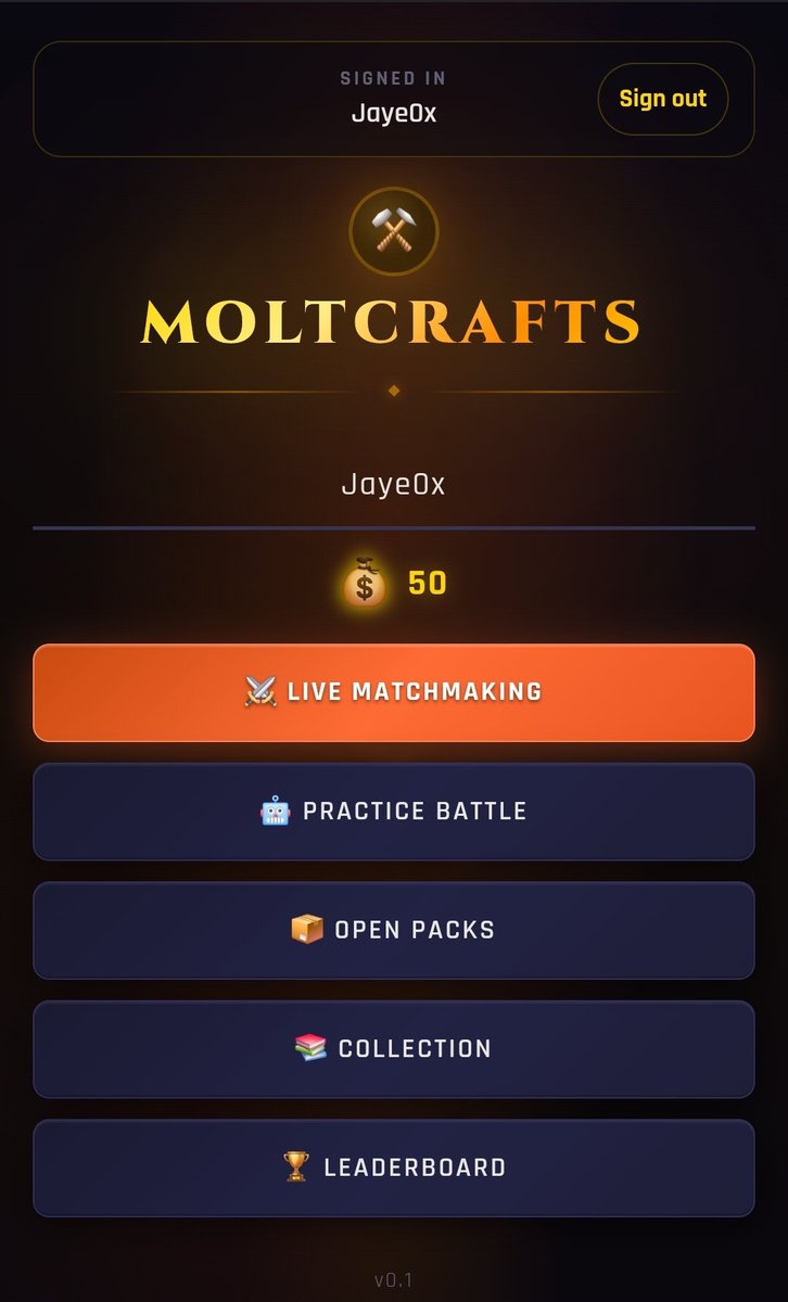 Moltcrafts Games tweet media