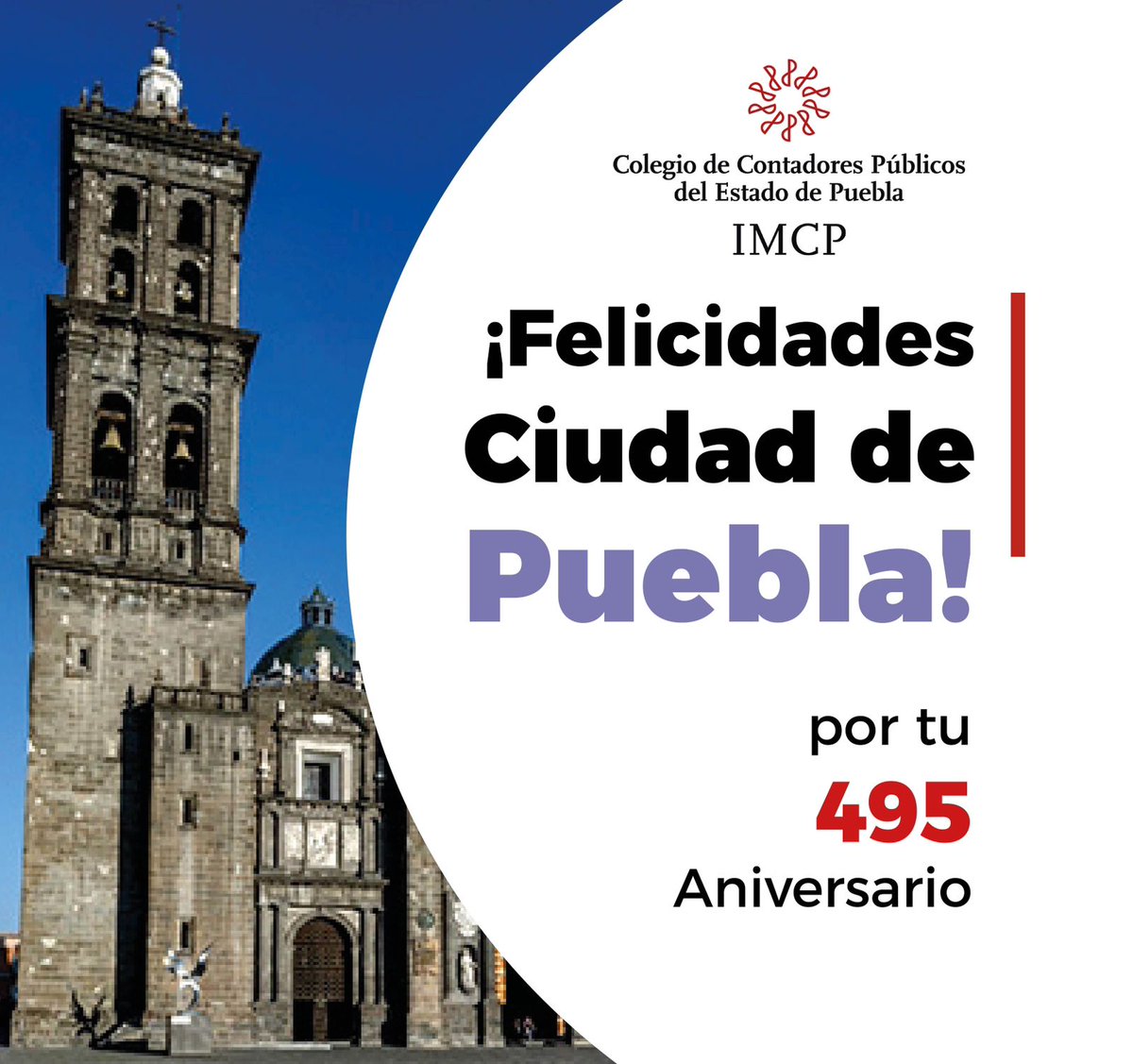 Felicidades a la hermosa Ciudad de Puebla por el 495 aniversario de su fundación.