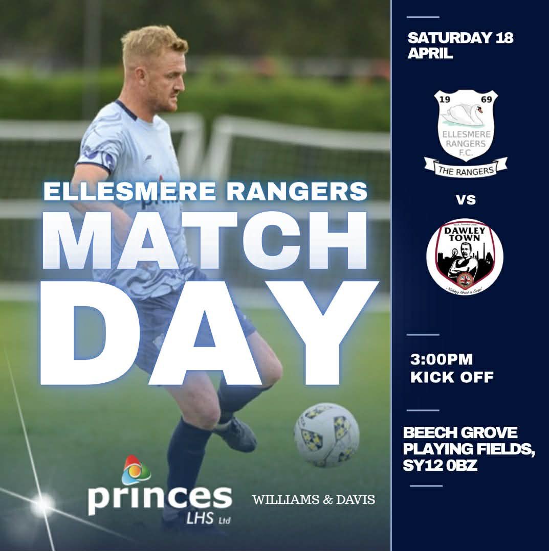 EllesRangers_FC's tweet image. 🦢 Matchday 26 🦢

🆚 @DawleyTownFC 
🏆 @SalopLLeague 
🕰️ 15:00 KO
📆 Sat 18 Apr
🏠 Beech Grove (SY12 0BT)
☕️ Refreshments available
🎟️ £3 (£1 concessions)
⚽️ A Mere Cycle

Thank you to A Mere Cycle for being this weekends Match Ball sponsor!

#themere #swans