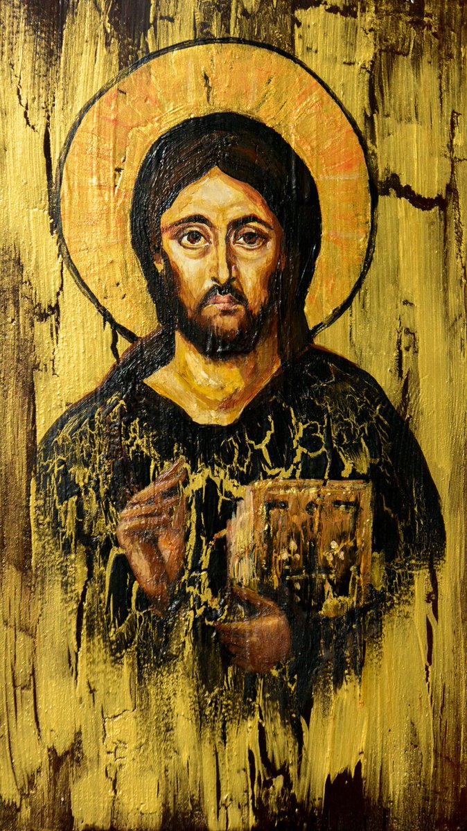Catholic_Priest's tweet image. "If, then, you are looking for the way by which you should go, take Christ, because He Himself is the way." - #SaintThomasAquinas

📷 Christ Pantocrator / © DeepGreen / #GettyImages and #CanvaPro  #Catholic_Priest #CatholicPriestMedia #EasterSeason #Eastertide
