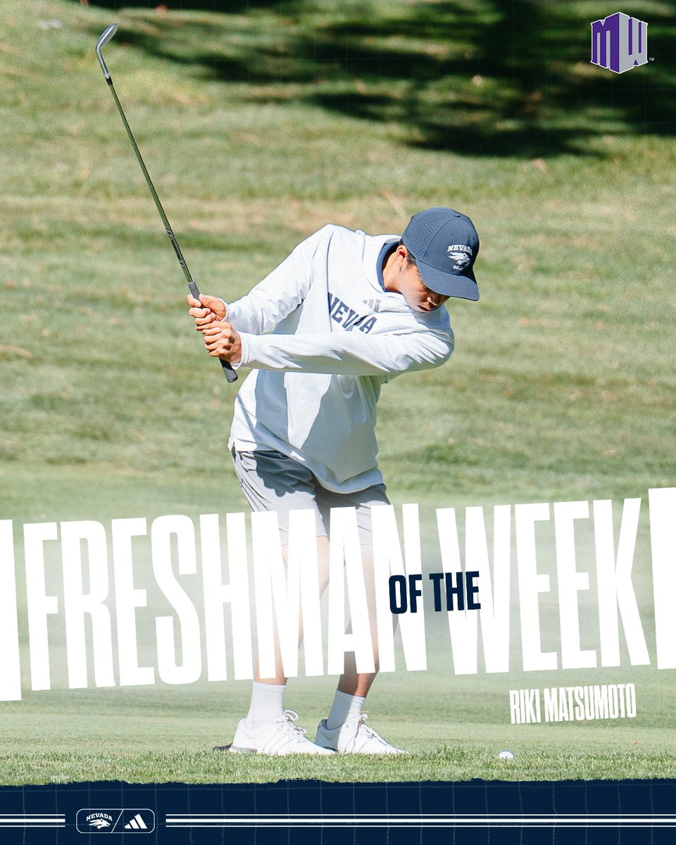 NevadaMGolf's tweet image. 𝑭𝑹𝑬𝑺𝑯𝑴𝑨𝑵 𝑶𝑭 𝑻𝑯𝑬 𝑾𝑬𝑬𝑲

Riki Matsumoto earns his first ever Mountain West Freshman of the Week, off the back of a tied for seventh finish at the El Macero Classic that was highlighted by a hole-in-one!

#BattleBorn #LockedIn