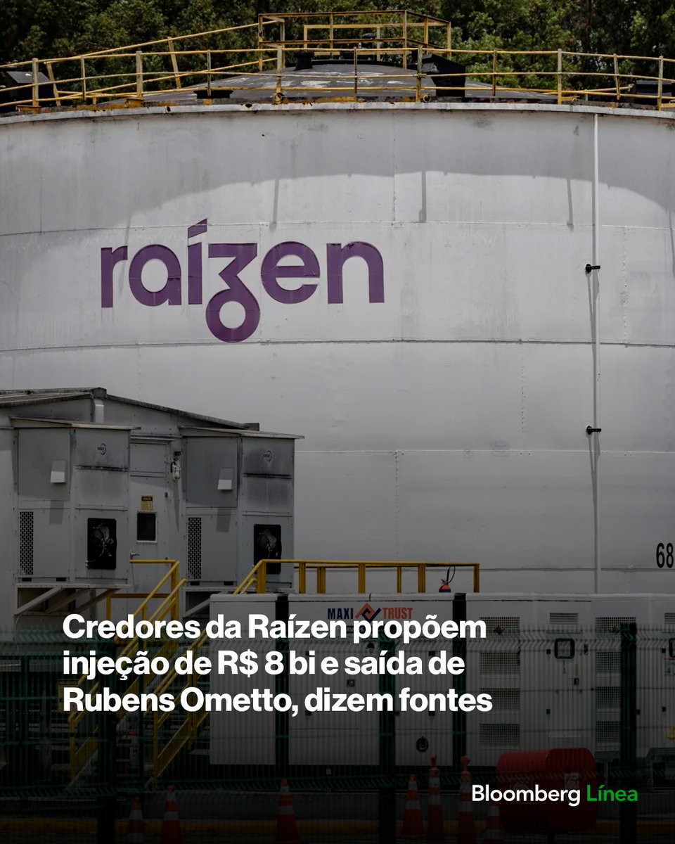 BloombergLineaB's tweet image. Credores da Raízen propõem injeção de R$ 8 bi e saída de Rubens Ometto, dizem fontes. Saiba mais: bit.ly/4cpzxpS

#negócios #empresa #executivo #Brasil