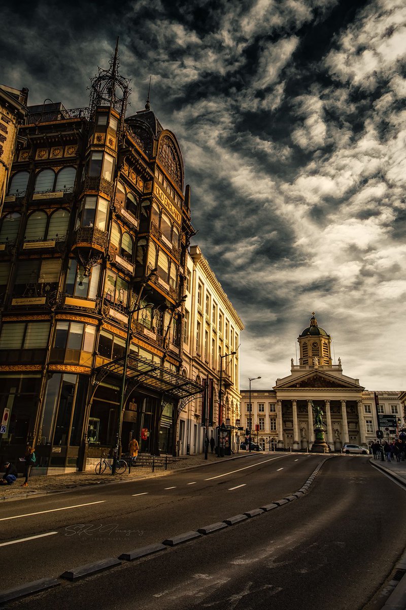 SiKImagery's tweet image. #Brussels was fun! This building on the left is the Musical Instruments Museum @mimbrussels. 
We had so much fun going through there, and then having a little bite to eat at their cafe on the top floor. This was a great time. And of course shooting with such a #moody, #dramatic