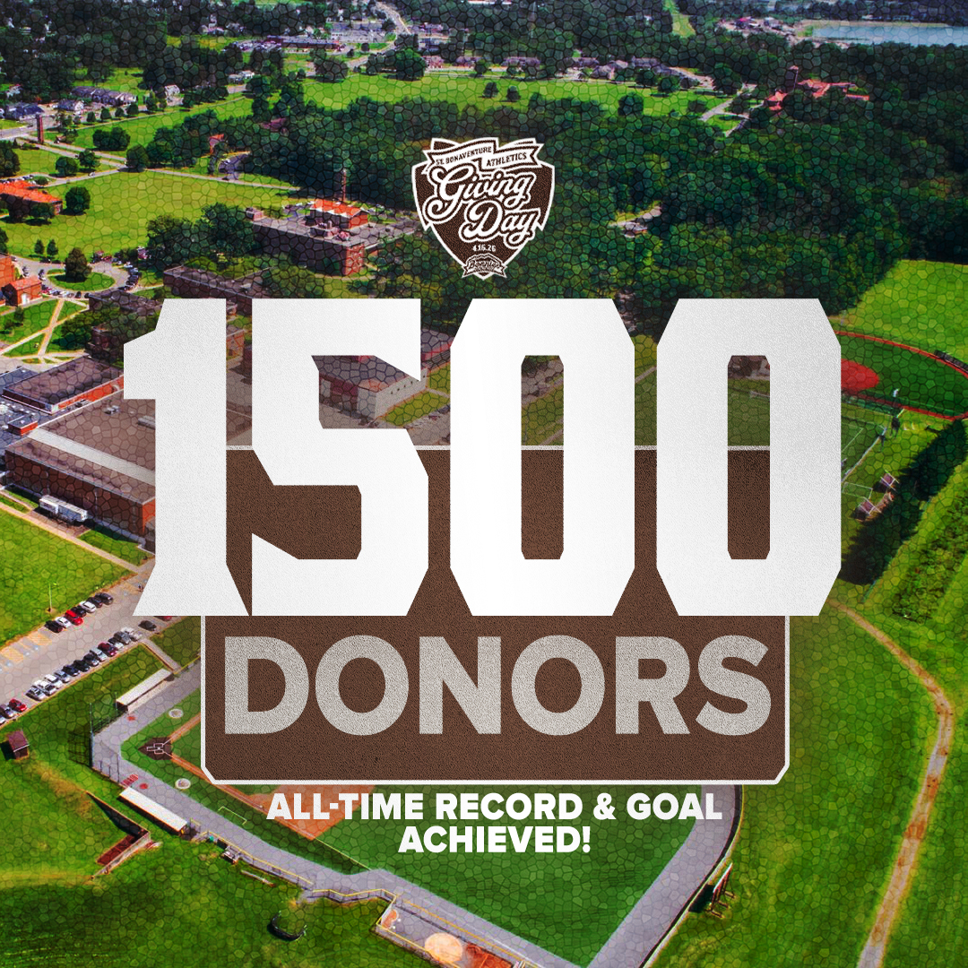 GoBonnies's tweet photo. Bona Nation, your support is overwhelming 🫶

We have surpassed 1️⃣5️⃣0️⃣0️⃣ donors for #BonniesGivingDay‼️

There's still time to join in helping our Bonnies student-athletes 🐺
https://t.co/8drEbQXcDr https://t.co/qOR0GwNc0n
