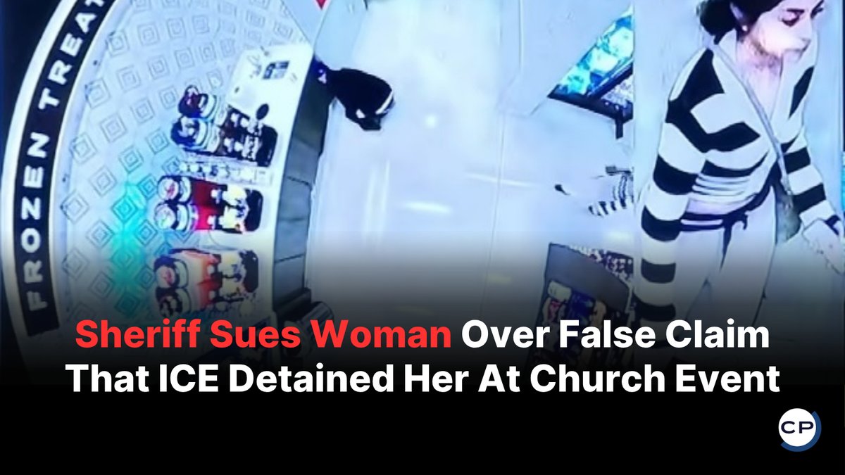 ChristianPost's tweet image. A Texas sheriff is suing a woman who accused his deputies and ICE of detaining her at a church outreach event.
#Immigration #LawAndOrder #ChristianNews #FaithAndPolitics #Defamation
🔗 dlvr.it/TS4RQ0