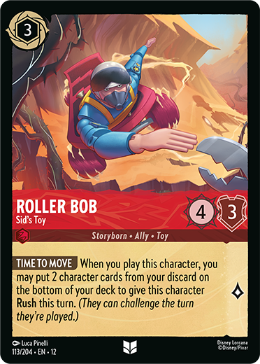 ldtccg's tweet photo. #WildsUnknown card reveal time!

Is it a bird? Is it a plane? No! It's a pilot. And also a skateboard. And also a fox?!

I'm all in on my Sid toy decks, so this looks awesome to me! 

Many thanks as always to the #DisneyLorcana and @RavensburgerUK teams for this privilege! https://t.co/cafQZpvUi8