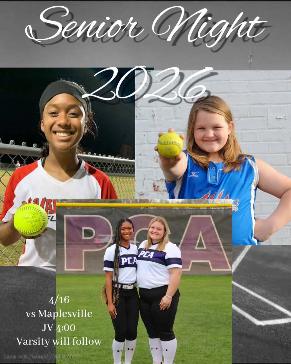 PCA_Softball_'s tweet image. 🚨🥎 Game Day Alert🥎🚨
🥎🐾 Varsity &amp;amp; JV Game DH 🐾🥎
🗓 4/16/26
🆚️ Maplesville 👹
⏰️ JV 4:00pm &amp;amp; V follows
🏟 Prattville Christian Academy
📍322 Old Farm Ln, Prattville, AL 36066
Matthew 5:16 #BeTheLight ✝️
#FinishStrong 💪