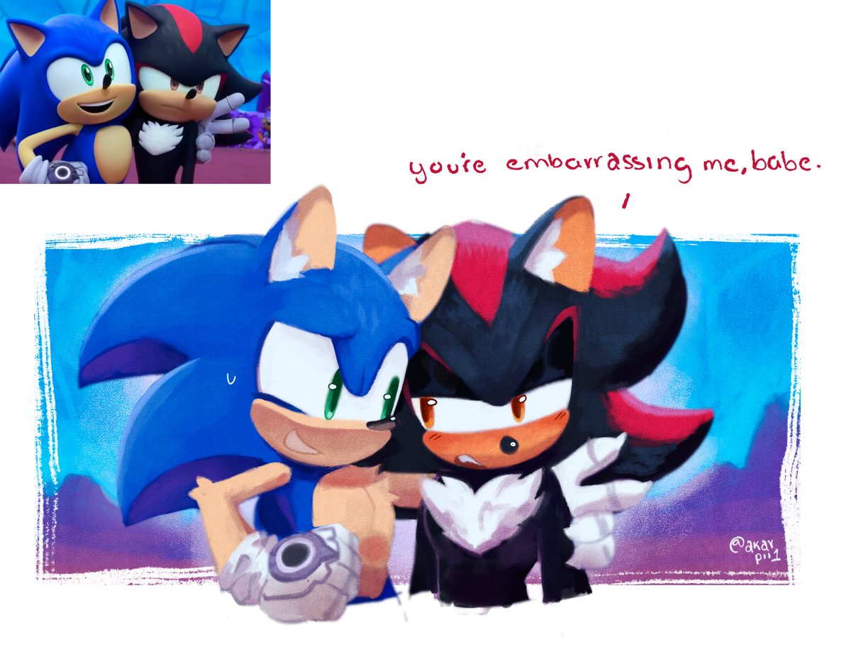 Akarpii1's tweet photo. Meet shadow ✨#sonadow #sonicprime https://t.co/YghYC2htmN