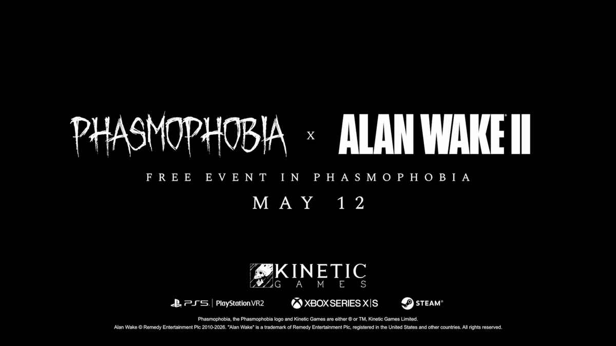 ChitoGamingLive's tweet image. Phasmophobia x Alan Wake II Event coming May 12th 

#Phasmophobia