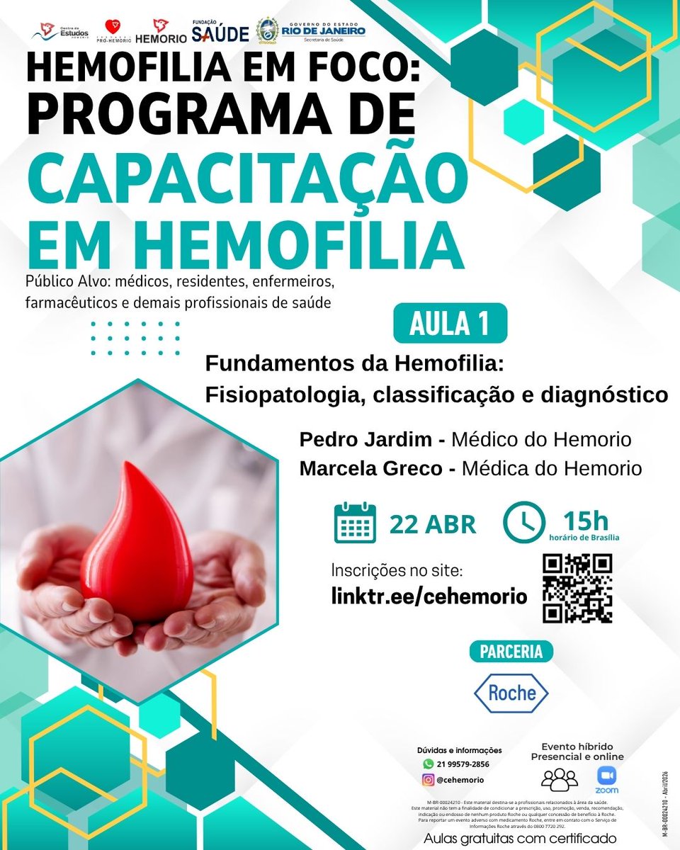 Centro de Estudos HEMORIO tweet media