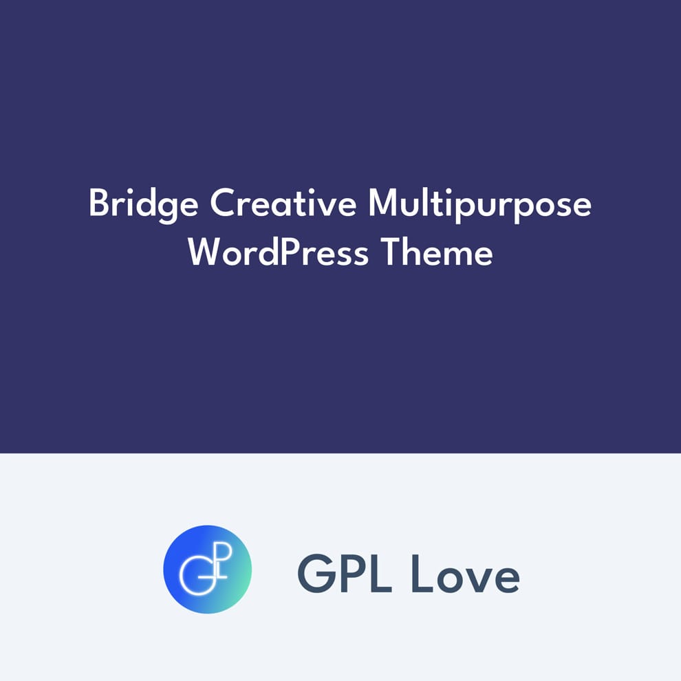LoveGpl's tweet image. Bridge Creative Multipurpose WordPress Theme 30.8.8.7
Only 4.59 
tinyurl.com/27n3nber

#Multi-Purpose #Themes #WordpressThemes #Themeforest