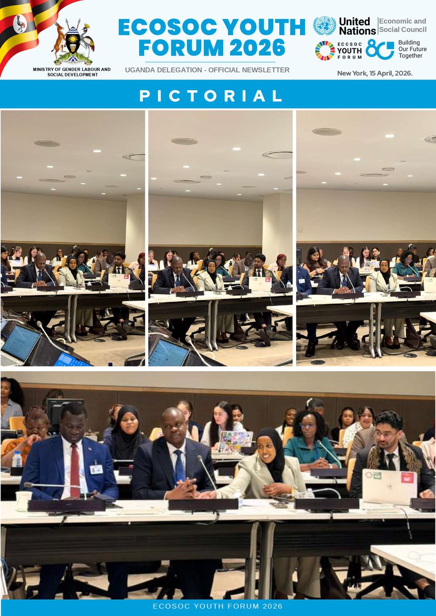 Mglsd_UG's tweet image. At the Africa Regional Session of the #ECOSOCYouthForum2026, Uganda emphasized youth as central to Africa’s transformation.
Hon. @BalaamBarugahar called for investment in skills, innovation, and youth-led enterprises to accelerate the #SDGs.

🔗 Full story: