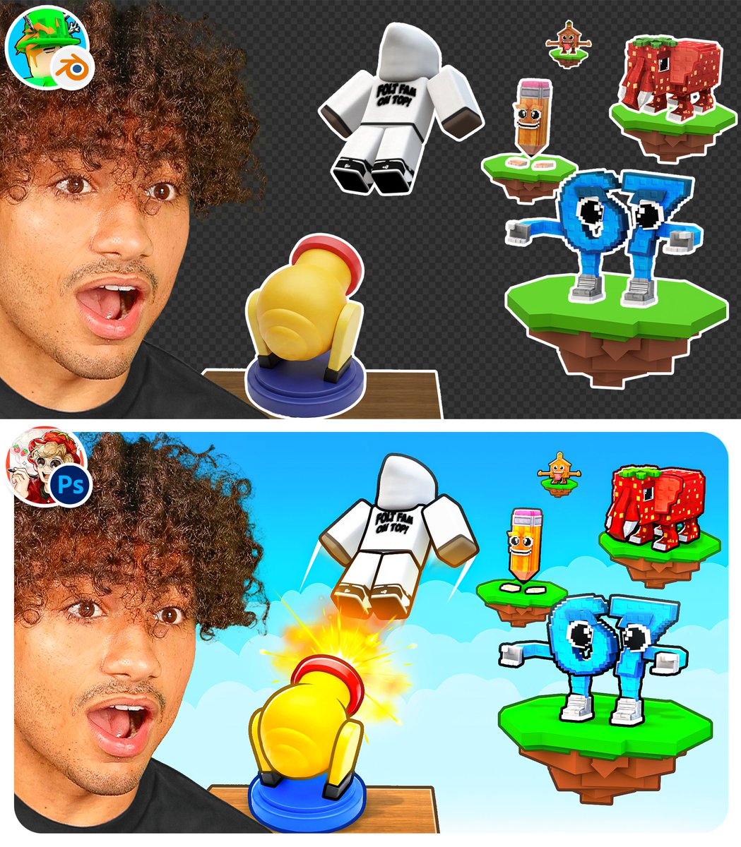 [💥] Thumbnail Collab /w <a href="/IrfanDesigns/">IrfanDesigns</a>
[✍️] Commission for @/Foltynnn
[💖] Likes and retweets are appreciated!
#ROBLOX #robloxart #GFX #RobloxDev