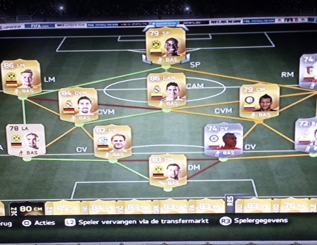 Zit ff oude foto’s te kijken…. De tijden dat je 2 teams gebruikte om geen squad fitness te hoeven kopen…