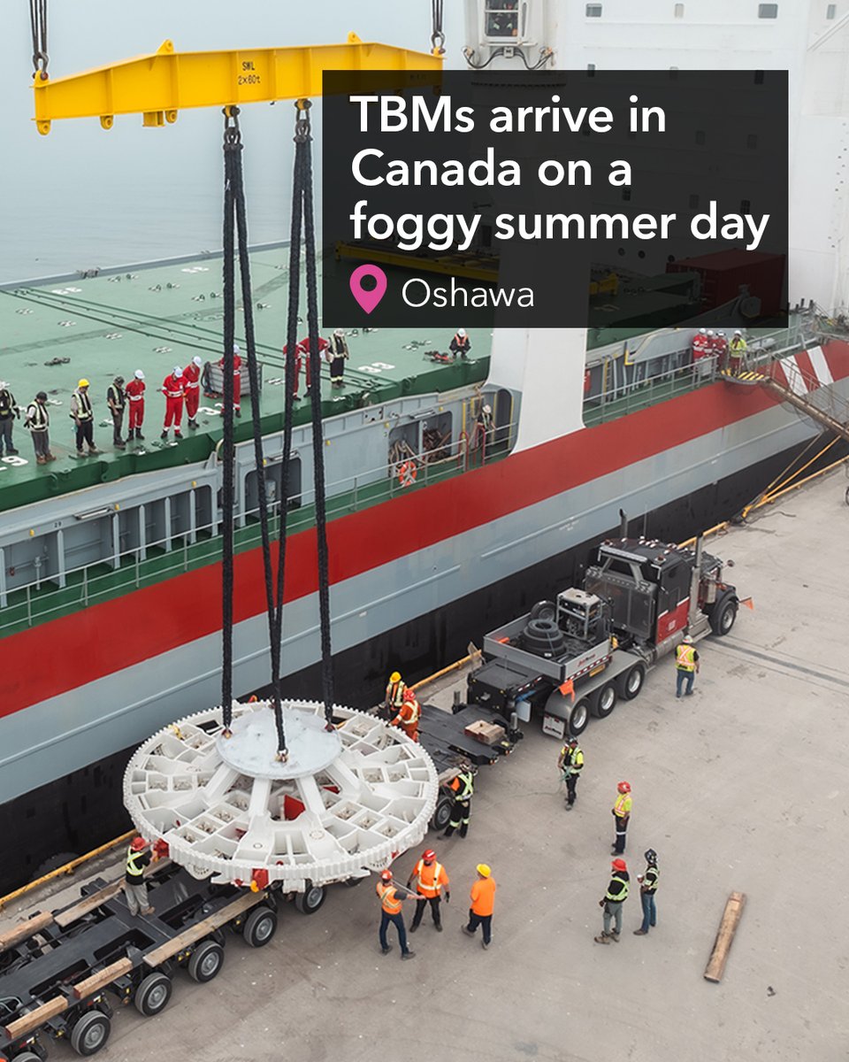Metrolinx's tweet photo. For the first time in more than 60 years, a new subway will be tunnelled beneath downtown Toronto.

Two tunnel boring machines, known as Libby and Corkie, are starting their journey to connect six new underground Toronto subway stations for the Ontario Line subway. https://t.co/kHNdMC6jpV