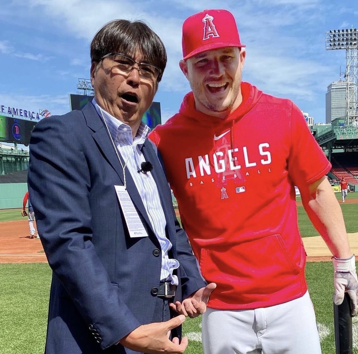 nut_history's tweet photo. Looks like Mike Trout has taken Tanaka’ advice and found his “balls” again 

He’s on fire https://t.co/OWfvOaPb6J
