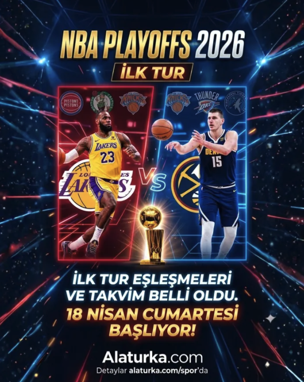 burakyarkent's tweet photo. 2026 NBA Playoff Eşleşmeleri ve İlk Tur Maç Takvimi Belli Oldu https://t.co/B04cWT5JlO @NBATurkiye @herseynba @NBATurk https://t.co/xBewK0YiSo