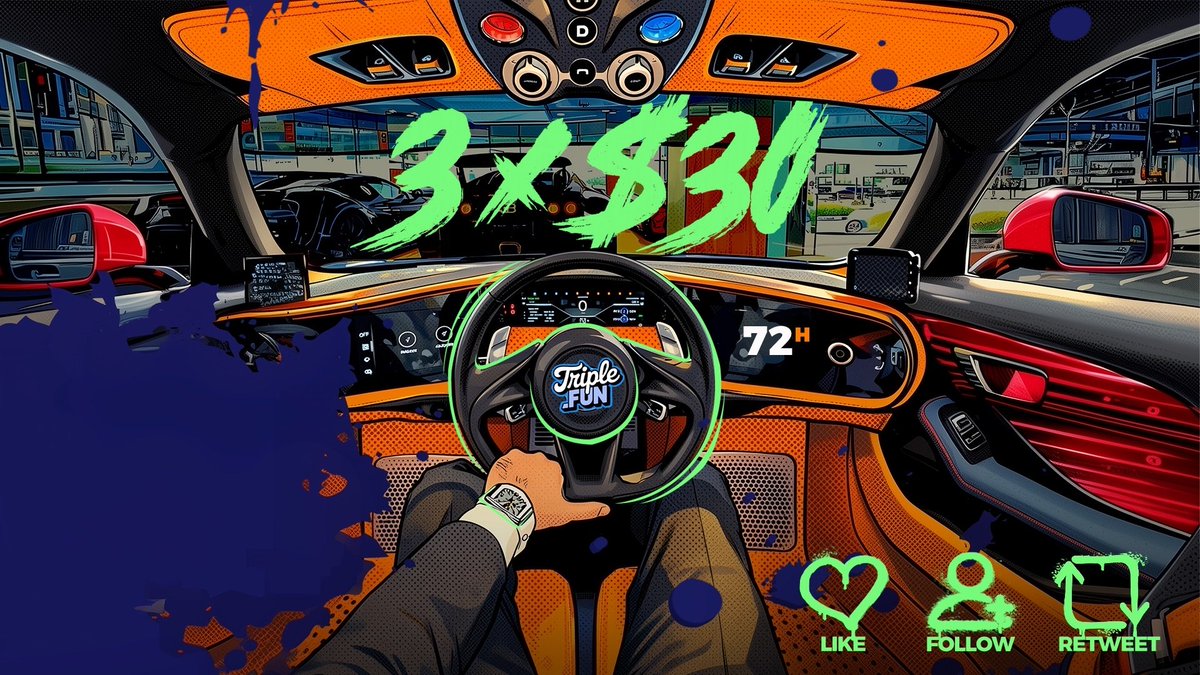 🏁 LAST CALL BEFORE THE FINISH LINE 🏎️💨
$90 ON THE LINE. 3 WINNERS. 🏆🔥

72 HOURS. NO PIT STOPS. ⏳

STEPS:
🔹 FOLLOW  <a href="/TripleFunTM/">TripleFun</a>
🔹 RT &amp; LIKE &amp; TAG BF
🔹 JOIN DISCORD discord.gg/QWSHZ5f96R

BE READY TO TRIPLE  YOUR FUN  AT TRIPLE.FUN 🚀
