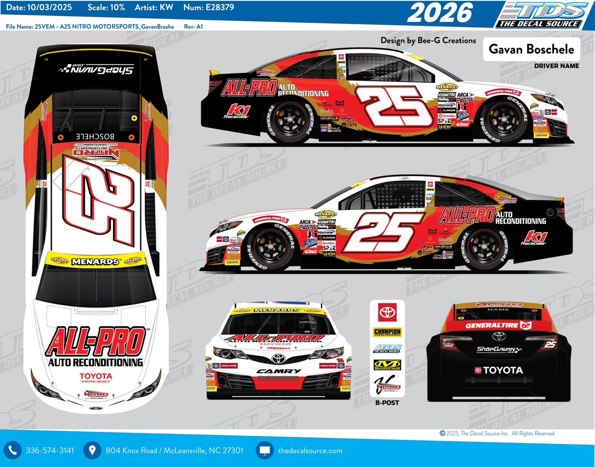 @ARCA_Racing @Alex_Clubb_3 @YBG1075 @TheOnePizzaMan @PeerlessPumpQRC ...