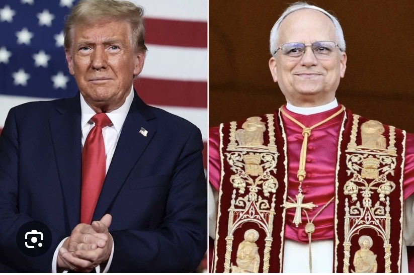MMPconnect's tweet photo. # Pope Leo “To those that #manipulate #religion in the very name of #god for their own military, economic and #political gain, into darkness a filth“ The Pope is giving you a message WAKE up your being played!!! #maga #ice #republicans Fools!! https://t.co/6cIv7mTOWL