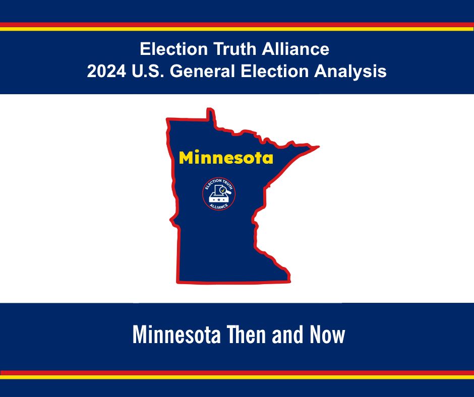 We compared 40 years of Minnesota Presidential election data going all the way back to 1984, before "vote-counting computers" were widely used. 

What did we find?