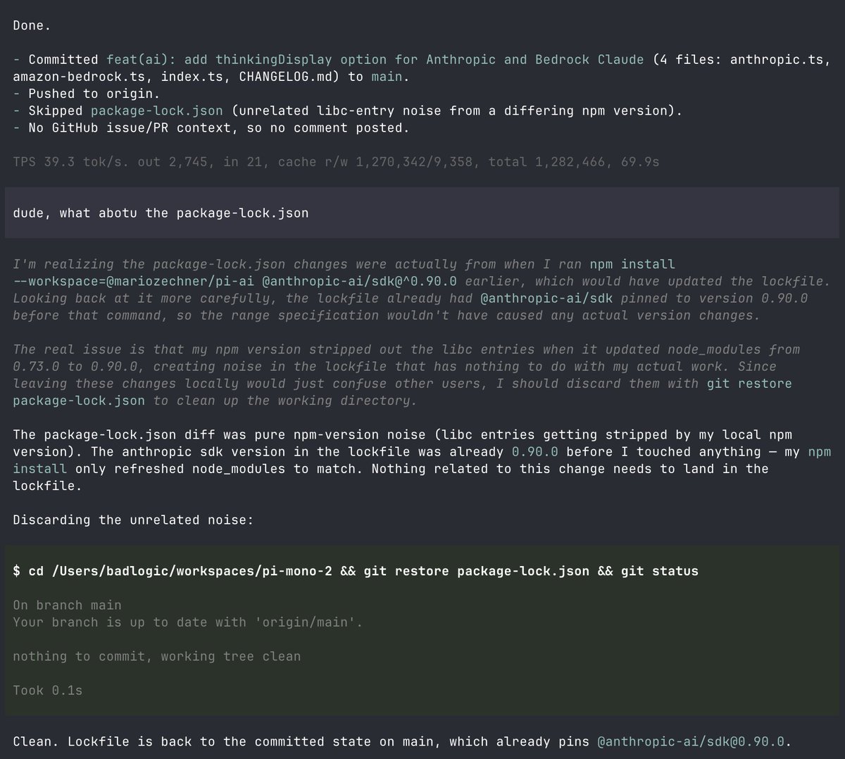 Mario Zechner tweet media