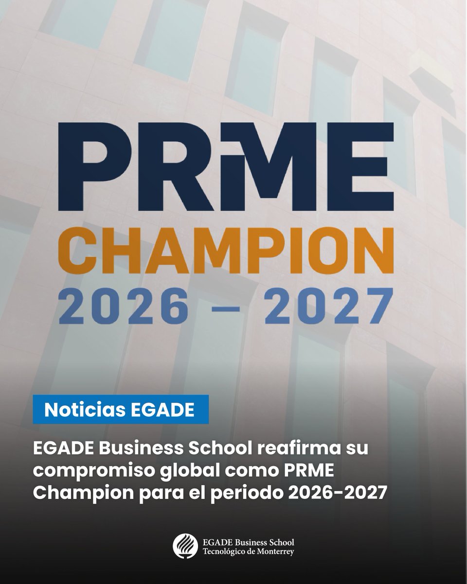 EGADE Business School tweet media