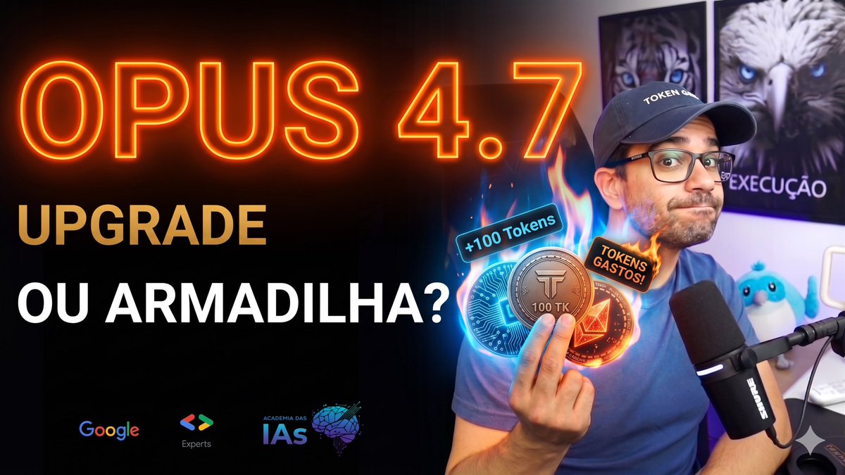 RodrigoRahman's tweet photo. Claude Opus 4.7: mais poderoso, mas mais caro na prática?
https://t.co/RA4GbPEUs2 https://t.co/fV5y4WVUof