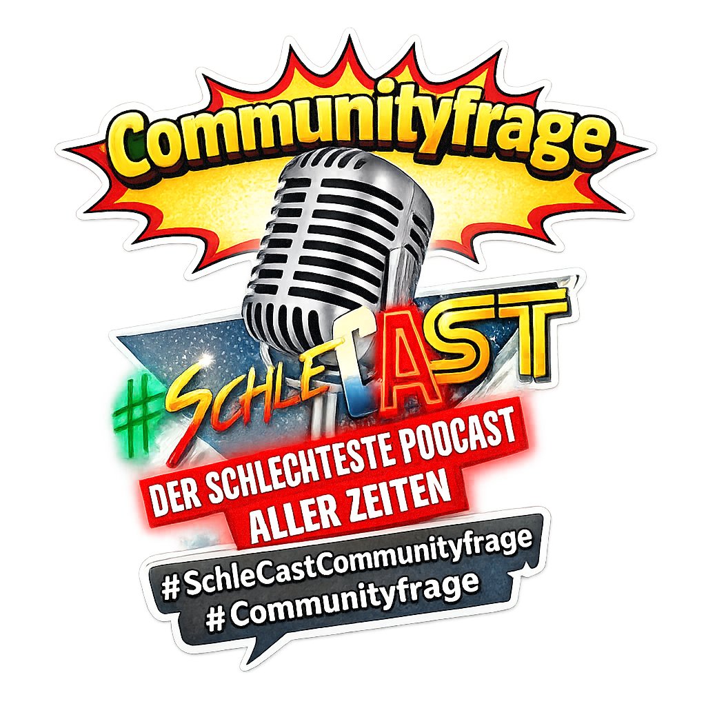 SchleCast's tweet image. Liebe #SchleFaZ -Community, jetzt seid ihr gefragt! In der neuen #SchleCast -Folge wollen wir von euch Folgendes wissen: Was ist euer Lieblings-”Fast so gut wie das Original”-Film, der unbedingt auch mal bei #SchleFaZ laufen sollte?
#SchleCastCommunityfrage #Communityfrage