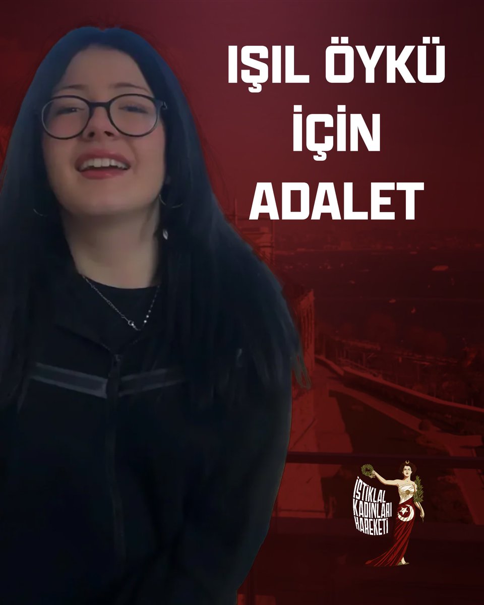istiklalkadin's tweet photo. Işıl Öykü Dinç için 17 Nisan Cuma saat 11:00’de Kartal Anadolu Adliyesi'nde olacağız. https://t.co/EWXtEYOE0D