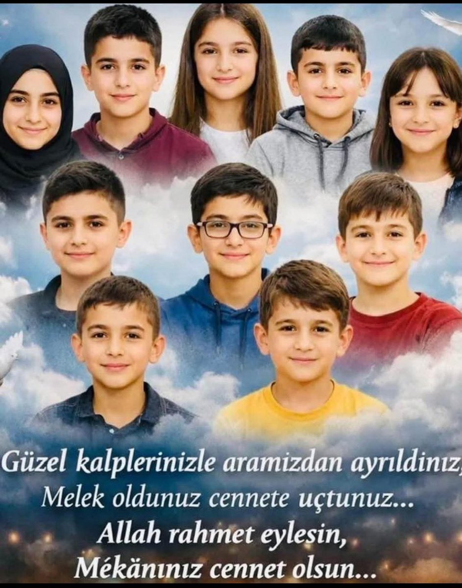 Rabbim sizlere rahmet eylesin cennet kokulu  melekler 😭😭