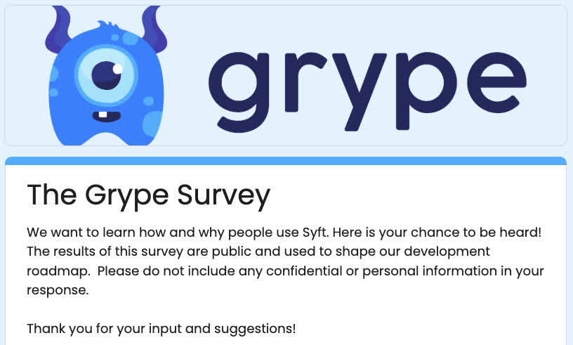 Grype tweet media