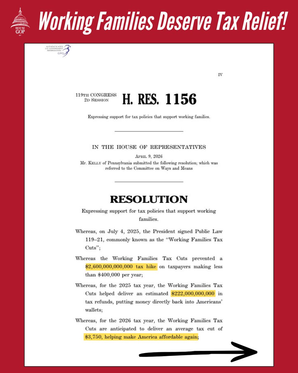 House Republicans tweet media