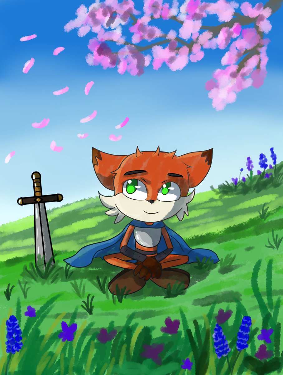 MantisDragonArt's tweet photo. Kalimire enjoying some spring flowers.

#kalimiresquest #springart #occharacterart #digitalart https://t.co/n4fBBwmTd6