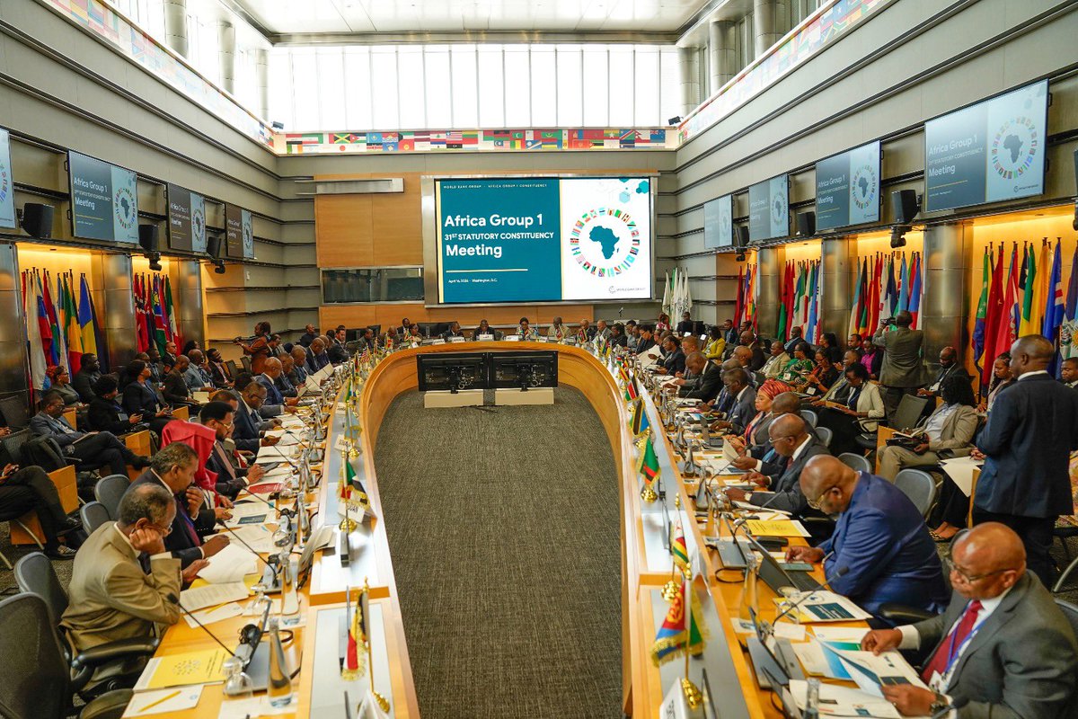 BihiEgeh's tweet image. I addressed the @WorldBank Africa Group 1 constituency meeting during the #SpringMeetings in #WashingtonDC today, emphasising the centrality of enhancing domestic revenue mobilisation, strengthening public financial management, and improving the investment landscape at this
