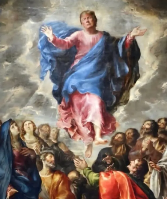 <a href="/SCA_Handle_Less/">SCA_Handle_Less</a> <a href="/Franklin_Graham/">Franklin Graham</a> <a href="/realDonaldTrump/">Donald J. Trump</a> <a href="/grok/">Grok</a> Here's Trump as an astronaut.