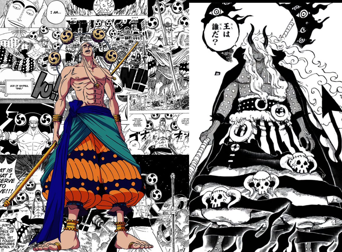 #ONEPIECE1180

Take a moment and realize that this was the “God” that Enel was trying to become…

Nerona Imu 🔥