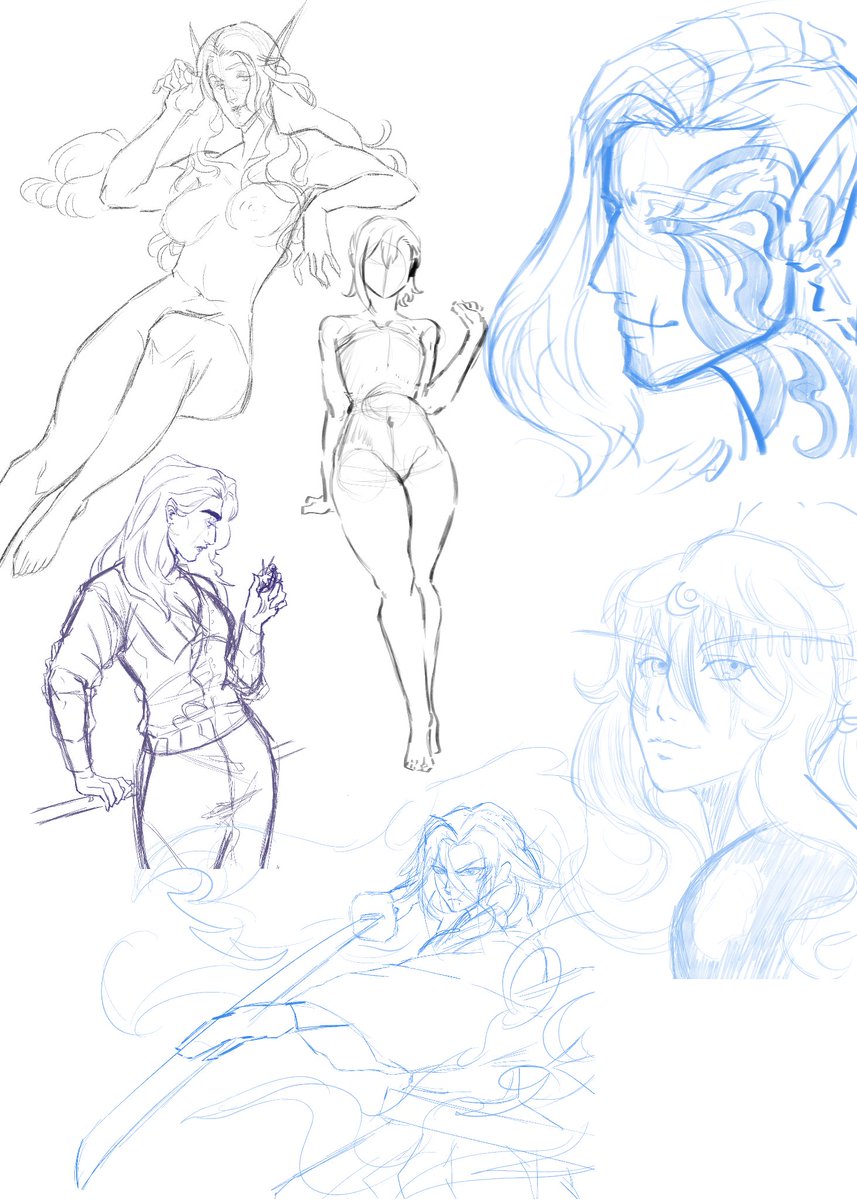 Luftberg's tweet photo. 94/100

Hi, multiple sketch for the day(｡◕‿◕｡)
I will surely give a try at them later to complete(❁´▽`❁)*✲ﾟ*

#art #digitalart #charactersdesigns https://t.co/MUttSA84tH
