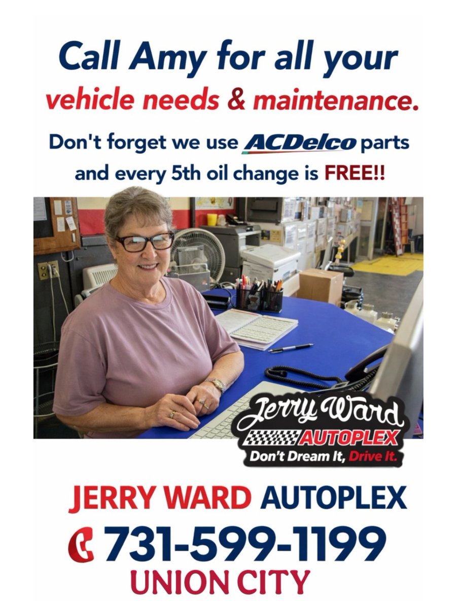 JerryWardAuto's tweet image. #CarService
#AutoRepair
#OilChangeSpecial
#FreeOilChange
#ACDelco